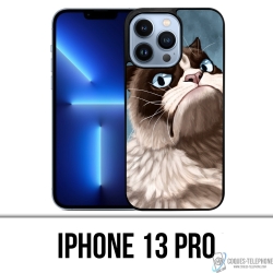 Custodia per iPhone 13 Pro - Gatto scontroso