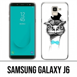 Samsung Galaxy J6 Hülle - Lustiger Strauß