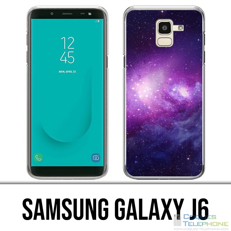 Samsung Galaxy J6 case - Purple galaxy