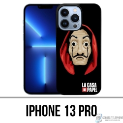 Cover iPhone 13 Pro - La Casa De Papel - Maschera Dalì