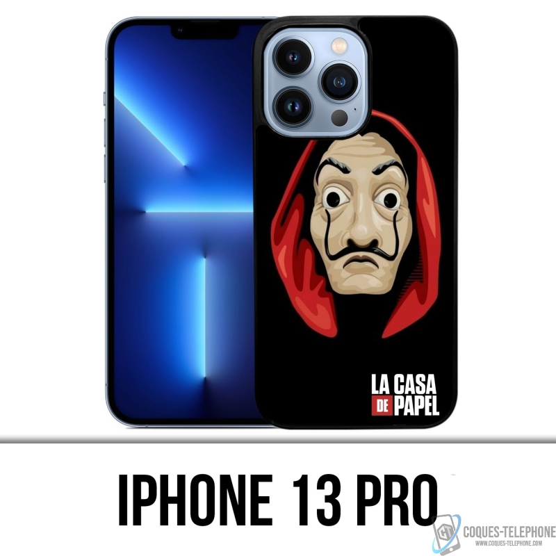 Coque iPhone 13 Pro - La Casa De Papel - Masque Dali