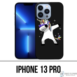 Coque iPhone 13 Pro - Licorne Dab
