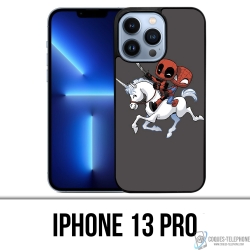 Custodia per iPhone 13 Pro - Unicorno Deadpool Spiderman