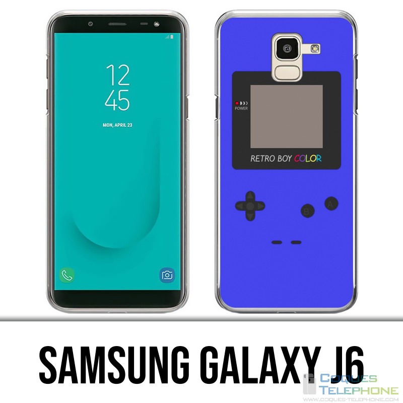 Samsung Galaxy J6 Case - Game Boy Color Blue
