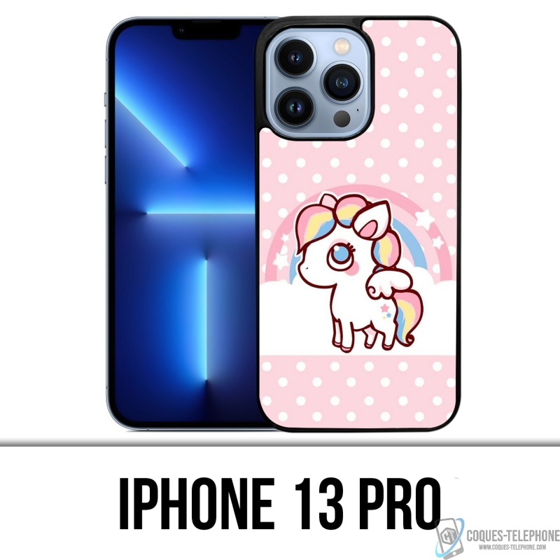 IPhone 13 Pro Case - Kawaii Unicorn