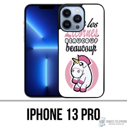 Coque iPhone 13 Pro - Licornes