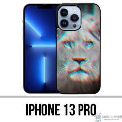 Coque iPhone 13 Pro - Lion 3D