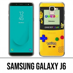Carcasa Samsung Galaxy J6 - Game Boy Color Pikachu Amarillo Pokeì Mon