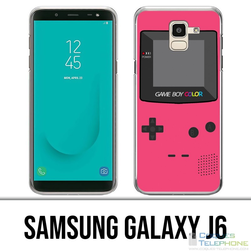 Carcasa Samsung Galaxy J6 - Game Boy Color Rosa