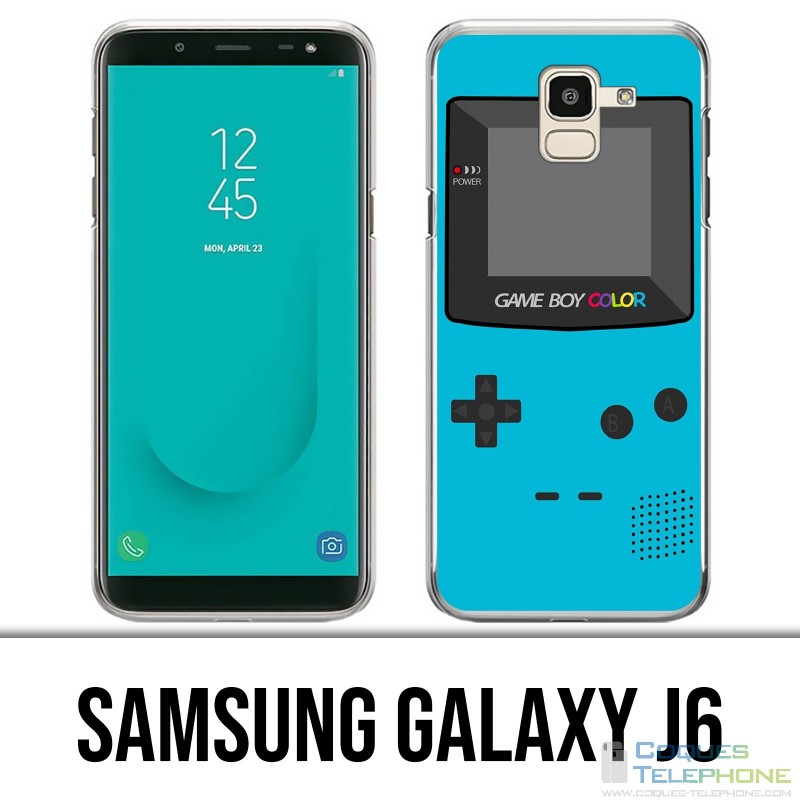 Carcasa Samsung Galaxy J6 - Game Boy Color Turquesa
