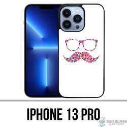 IPhone 13 Pro Case - Schnurrbart-Brille