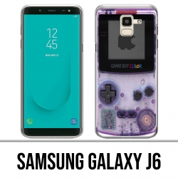 Samsung Galaxy J6 Hülle - Game Boy Farbe Violett