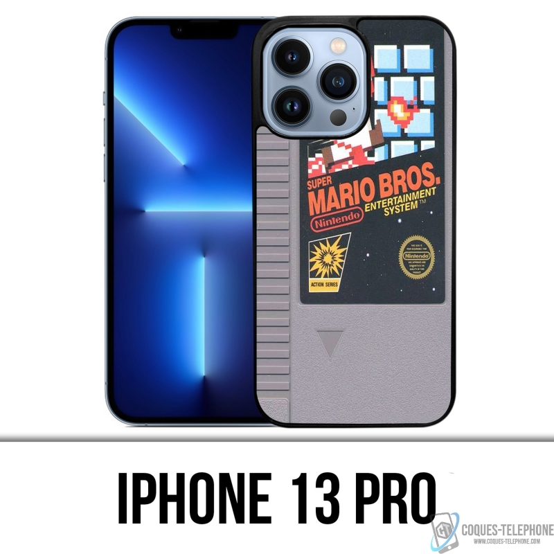 Coque iPhone 13 Pro - Nintendo Nes Cartouche Mario Bros
