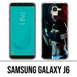 Samsung Galaxy J6 Hülle - Girl Boxing