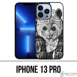 Coque iPhone 13 Pro - Panda Azteque