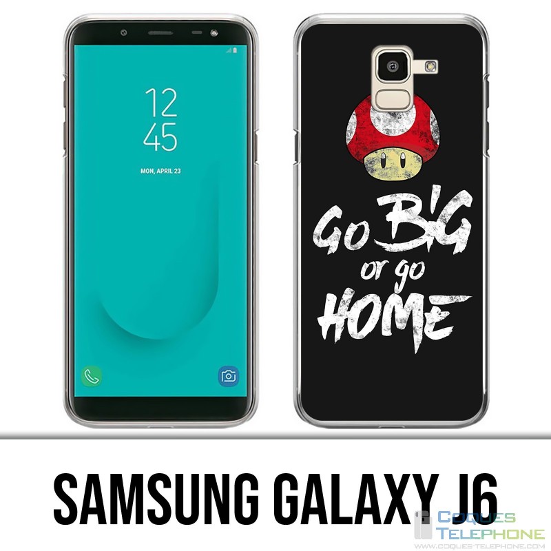 Coque Samsung Galaxy J6 - Go Big Or Go Home Musculation