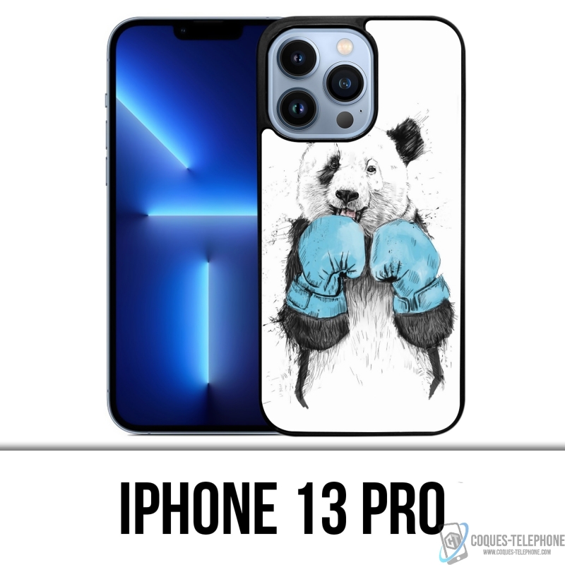 Coque iPhone 13 Pro - Panda Boxe