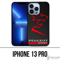 Coque iPhone 13 Pro - Peugeot Sport Logo