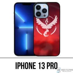 Cover iPhone 13 Pro - Pokémon Go Team Red Grunge