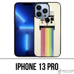 Coque iPhone 13 Pro - Polaroid Arc En Ciel Rainbow