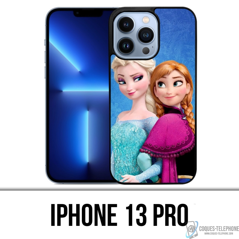 Coque iPhone 13 Pro - Reine Des Neiges Elsa Et Anna