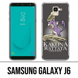 Coque Samsung Galaxy J6 - Hakuna Rattata Pokémon Roi Lion