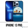 Coque iPhone 13 Pro - Roi Lion Lune
