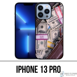 Funda para iPhone 13 Pro - Bolsa de dólares