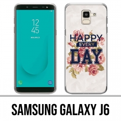 Coque Samsung Galaxy J6 - Happy Every Days Roses