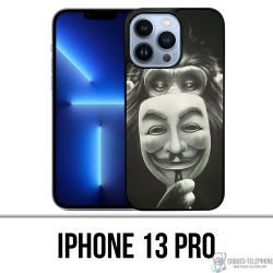 Coque iPhone 13 Pro - Singe Monkey Anonymous