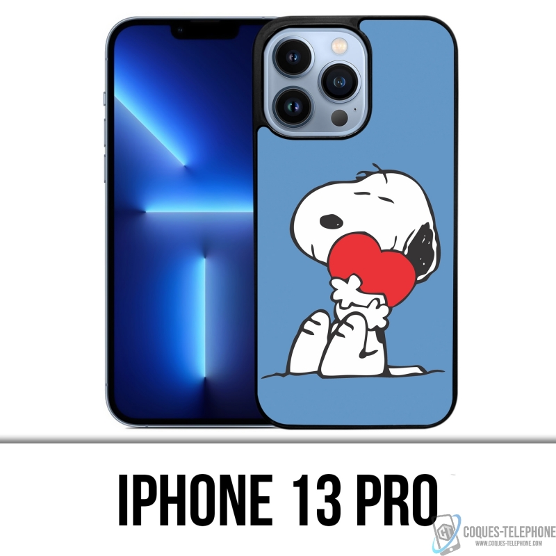 Cover iPhone 13 Pro - Cuore Snoopy