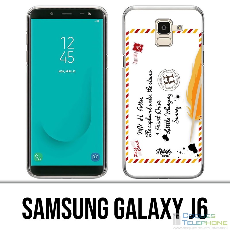 Custodia Samsung Galaxy J6 - Harry Potter Letter Hogwarts