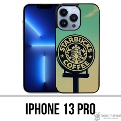 Coque iPhone 13 Pro - Starbucks Vintage