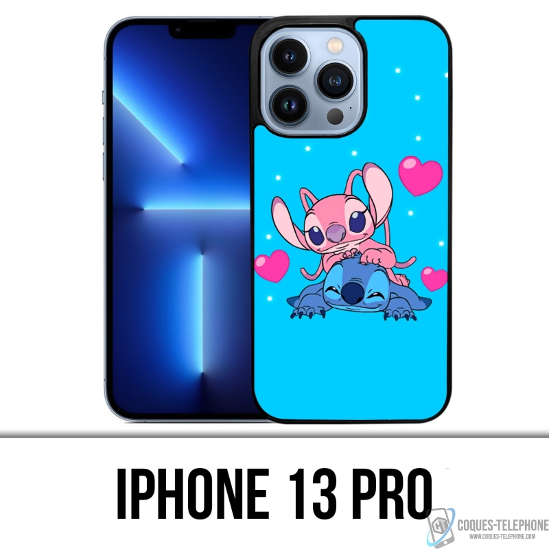 Cover iPhone 13 Pro - Stitch Angel Love