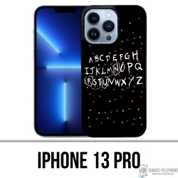 Coque iPhone 13 Pro - Stranger Things Alphabet