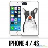 Funda iPhone 4 / 4S - Payaso Perro Bulldog