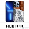 Coque iPhone 13 Pro - Tablette Chocolat Alu