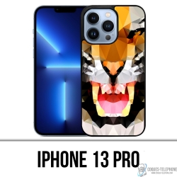 Coque iPhone 13 Pro - Tigre Geometrique