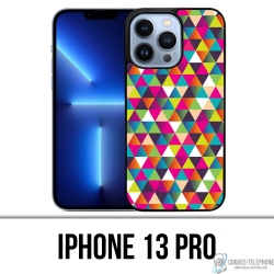 Funda para iPhone 13 Pro - Triángulo multicolor