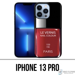 Custodia IPhone 13 Pro - Brevetto Rosso Parigi