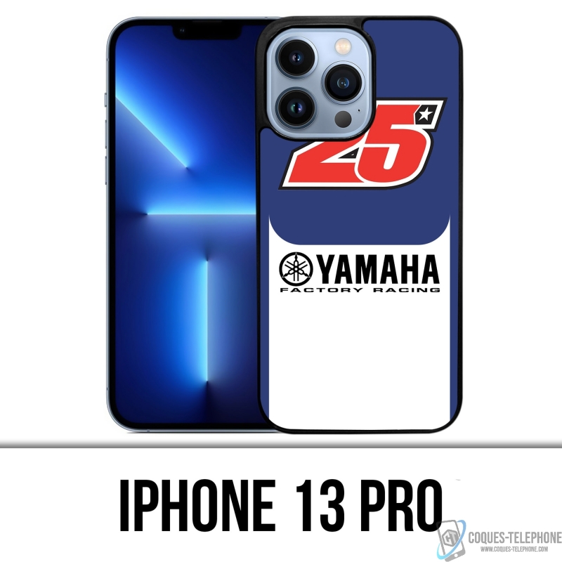 Coque iPhone 13 Pro - Yamaha Racing 25 Vinales Motogp