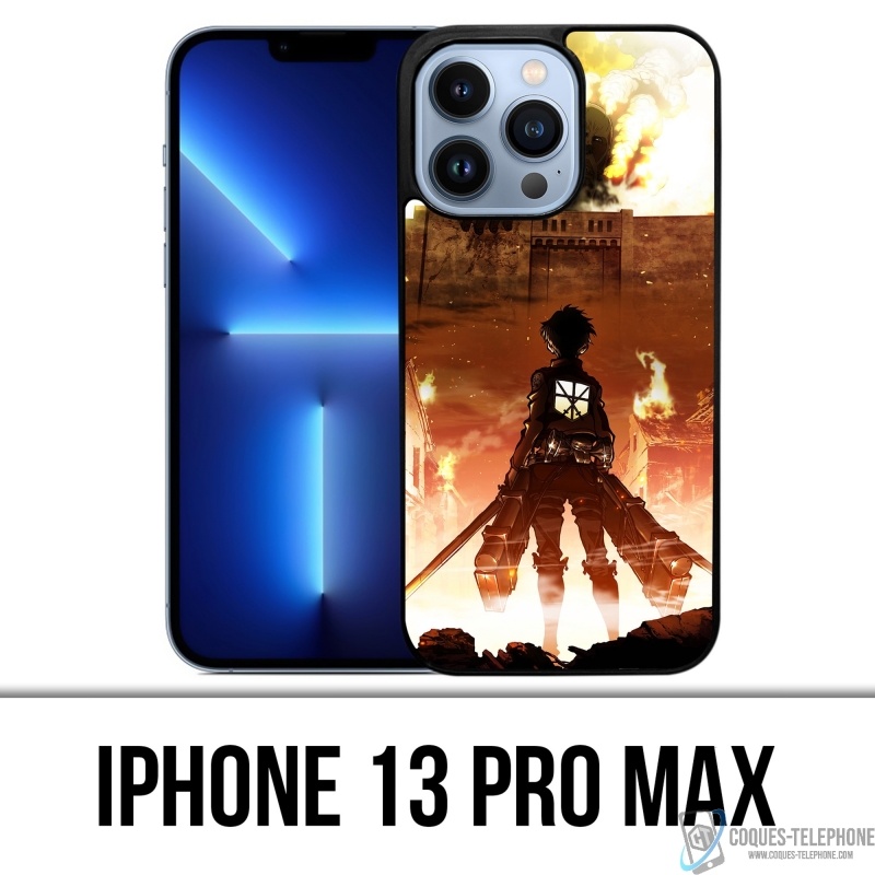 IPhone 13 Pro Max Case - Attak On Titan Poster