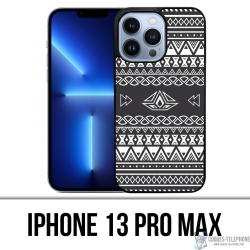 Coque iPhone 13 Pro Max - Azteque Gris