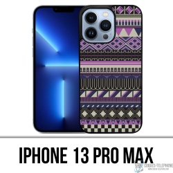 Custodia per iPhone 13 Pro Max - Viola Aztec