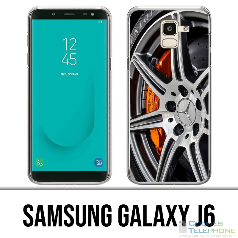 Carcasa Samsung Galaxy J6 - llanta Mercedes Amg