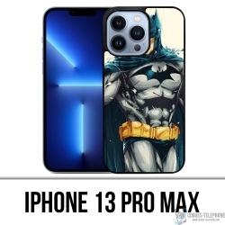 Coque iPhone 13 Pro Max - Batman Paint Art