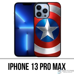 Funda para iPhone 13 Pro Max - Escudo de los Vengadores del Capitán América