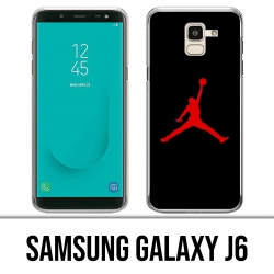 Samsung Galaxy J6 Hülle - Jordan Basketball Logo Schwarz