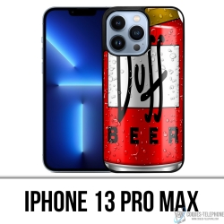 Coque iPhone 13 Pro Max - Canette Duff Beer