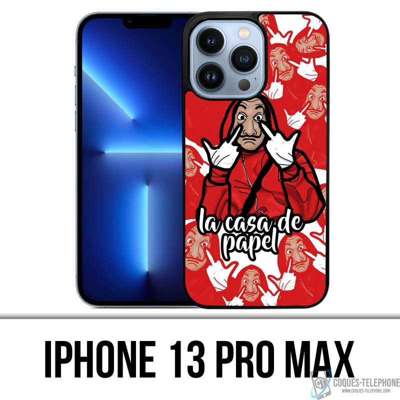 Coque iPhone 13 Pro Max - Casa De Papel - Cartoon